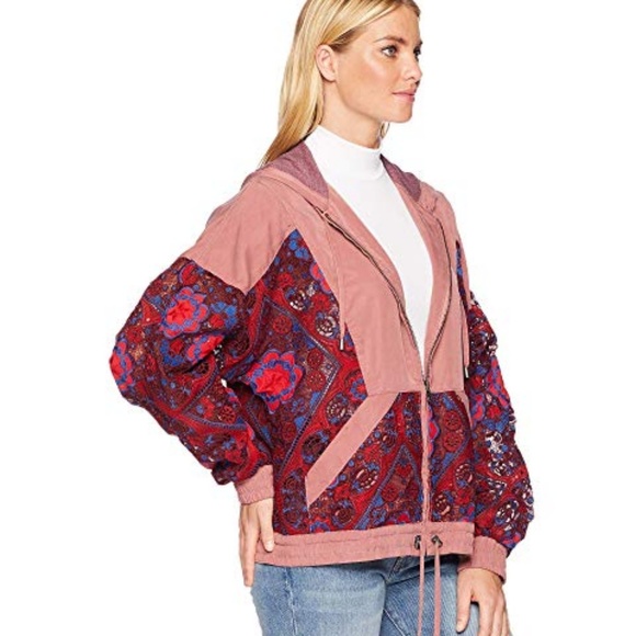 Free People Magpie Oversize Lacey Jacket - Picture 6 of 8